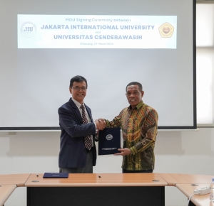 Fostering Academic Collaboration: The MOU Signing Ceremony between Jakarta International University and Universitas Cenderawasih