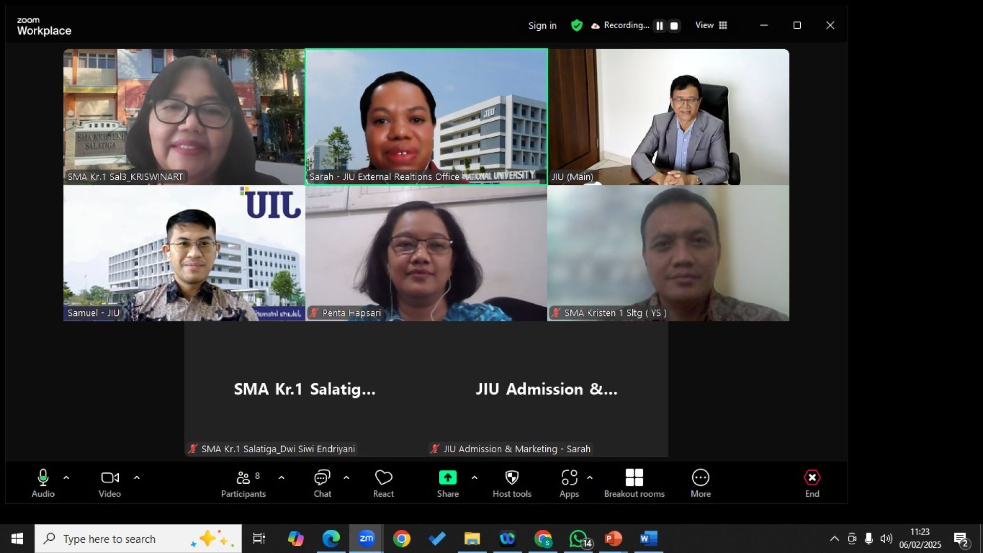 MoU SMA Kristen 1 Salatiga